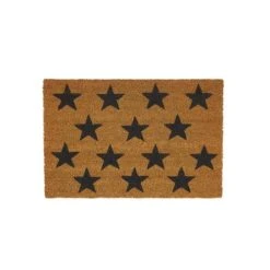 Wadiga Paillasson Coco étoiles 60x40x1,5cm