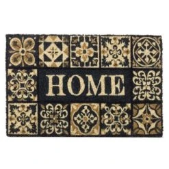 Wadiga Paillasson Coco Façon Carreaux De Ciment 60x40