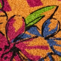 Wadiga Paillasson Coco Fleurs Home 60x40x1.5cm -Maisons Du Monde Boutique paillasson coco fleurs home 60x40x1 5cm 2