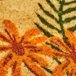 Wadiga Paillasson Coco Fleurs Jaunes Welcome 60x40x1.5cm -Maisons Du Monde Boutique paillasson coco fleurs jaunes welcome 60x40x1 5cm 2