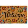 Wadiga Paillasson Coco Lys Welcome 60x40cm -Maisons Du Monde Boutique paillasson coco lys welcome 60x40cm