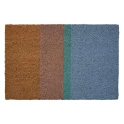 Wadiga Paillasson Coco Multicolore Rayures 60x40cm