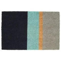 Wadiga Paillasson Coco Multicolore Rayures 60x40cm