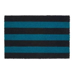 Wadiga Paillasson Coco Rayé Bleu 60x40cm