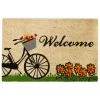Wadiga Paillasson Coco Welcome Floral 60x40x1,5cm -Maisons Du Monde Boutique paillasson coco welcome floral 60x40x1 5cm