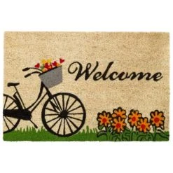 Wadiga Paillasson Coco Welcome Floral 60x40x1,5cm
