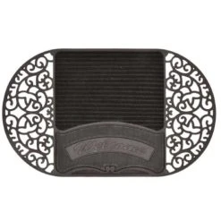 ESSCHERT DESIGN Paillasson En Caoutchouc 75x45