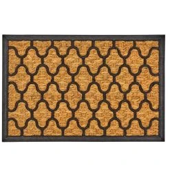 Wadiga Paillasson En Caoutchouc Et Fibres De Coco 60x40cm