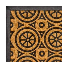 Wadiga Paillasson En Caoutchouc Et Fibres De Coco Ronds 60x40cm -Maisons Du Monde Boutique paillasson en caoutchouc et fibres de coco ronds 60x40cm 2