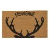 Aubry Gaspard Paillasson En Coco Corne Cerf 75 X 45 Cm -Maisons Du Monde Boutique paillasson en coco corne cerf 75 x 45 cm