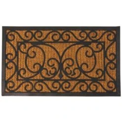 ESSCHERT DESIGN Paillasson En Coco Et Caoutchouc 75x45