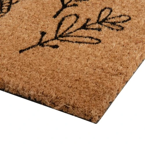 Maisons Du Monde Paillasson En Fibre De Coco Imprimé Beige Et Noir 55x25 4 Maisons Du Monde Paillasson En Fibre De Coco Imprimé Beige Et Noir 55x25 – Image 2