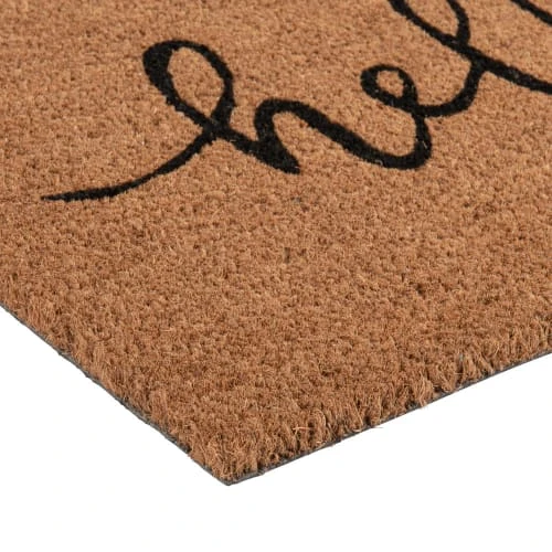 Maisons Du Monde Paillasson En Fibre De Coco Imprimé Noir 40x60 4 Maisons Du Monde Paillasson En Fibre De Coco Imprimé Noir 40x60 – Image 2