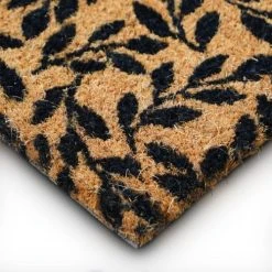 The Deco Factory Paillasson En Fibre De Coco Motif Brindilles Naturel Et Noir 60x40 -Maisons Du Monde Boutique paillasson en fibre de coco motif brindilles naturel et noir 60x40 3