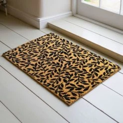 The Deco Factory Paillasson En Fibre De Coco Motif Brindilles Naturel Et Noir 60x40 -Maisons Du Monde Boutique paillasson en fibre de coco motif brindilles naturel et noir 60x40 6