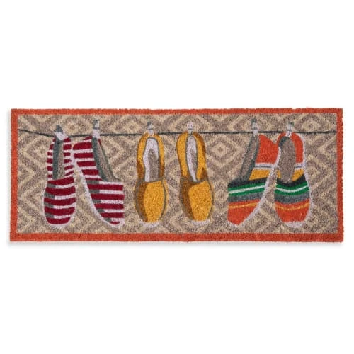 Maisons Du Monde Paillasson En Fibre De Coco Motif Espadrilles Multicolores 75x30 3 Maisons Du Monde Paillasson En Fibre De Coco Motif Espadrilles Multicolores 75x30