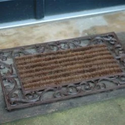 ESSCHERT DESIGN Paillasson En Fonte Et Rouleaux Coco 74x46 12 ESSCHERT DESIGN Paillasson En Fonte Et Rouleaux Coco 74x46 -Maisons Du Monde Boutique paillasson en fonte et rouleaux coco 74x46 5