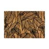 The Deco Factory Paillasson Fibre De Coco Motif Feuilles Naturel-noir 60x40 -Maisons Du Monde Boutique paillasson fibre de coco motif feuilles naturel noir 60x40 1