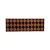 Aubry Gaspard Paillasson Grande Taille En Coco 120 X 40 Cm Damier