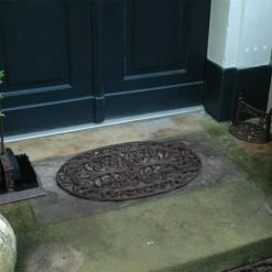 ESSCHERT DESIGN Paillasson Grille En Fonte Ovale 74x48cm 11 ESSCHERT DESIGN Paillasson Grille En Fonte Ovale 74x48cm -Maisons Du Monde Boutique paillasson grille en fonte ovale 74x48cm 4