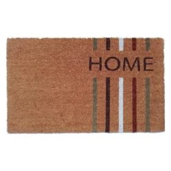 Casame Paillasson Home Traits Colorés 45x75cm - Marron