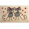 Aubry Gaspard Paillasson Souris Amoureuses Coco Et Latex -Maisons Du Monde Boutique paillasson souris amoureuses coco et latex