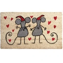 Aubry Gaspard Paillasson Souris Amoureuses Coco Et Latex