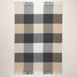 Madura Plaid 127x200 Cm Anthracite -Maisons Du Monde Boutique plaid 127x200 cm anthracite 2