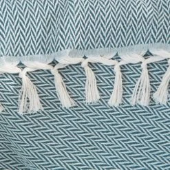 Febronie Plaid 130x170 Bleu Canard -Maisons Du Monde Boutique plaid 130x170 bleu canard 2