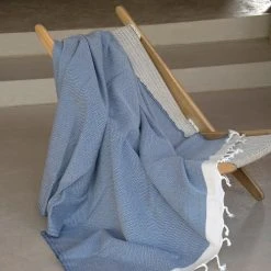 Febronie Plaid 130x170 Bleu Marine