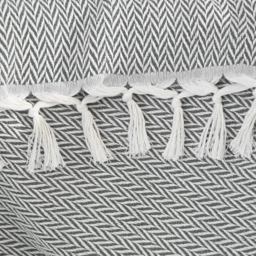 Febronie Plaid 130x170 Gris Anthracite 6 Febronie Plaid 130x170 Gris Anthracite – Image 4