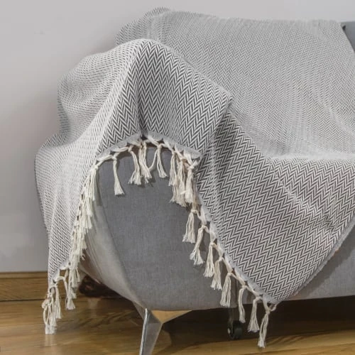 Febronie Plaid 130x170 Gris Anthracite 3 Febronie Plaid 130x170 Gris Anthracite