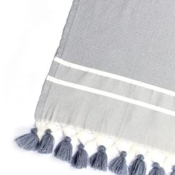 Febronie Plaid 130x170 Gris Moyen 10 Febronie Plaid 130x170 Gris Moyen -Maisons Du Monde Boutique plaid 130x170 gris moyen 2