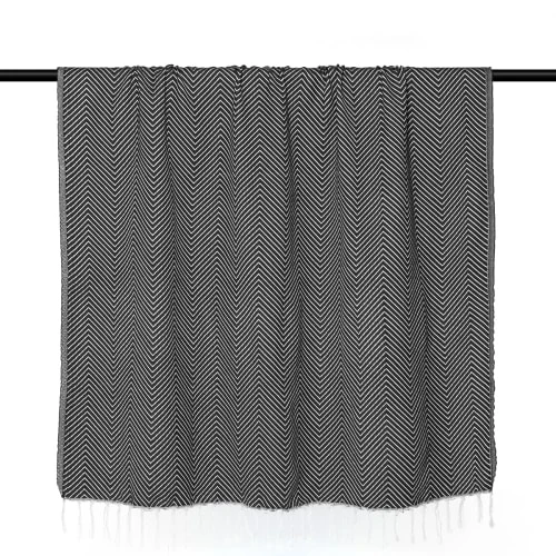 Febronie Plaid 130x170 Noir 6 Febronie Plaid 130x170 Noir – Image 4