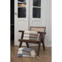 Febronie Plaid 130x170 Olive 11 Febronie Plaid 130x170 Olive -Maisons Du Monde Boutique plaid 130x170 olive 3