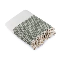 Febronie Plaid 130x170 Olive 12 Febronie Plaid 130x170 Olive -Maisons Du Monde Boutique plaid 130x170 olive 4