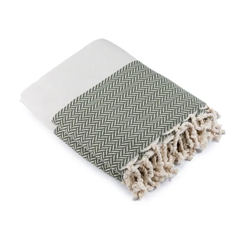 Febronie Plaid 130x170 Olive 7 Febronie Plaid 130x170 Olive – Image 5