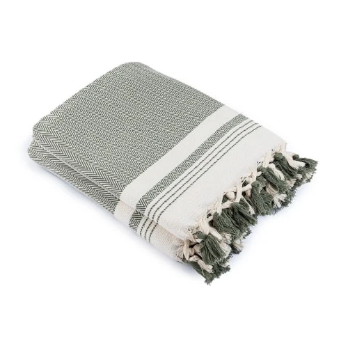 Febronie Plaid 130x170 Olive 4 Febronie Plaid 130x170 Olive – Image 2