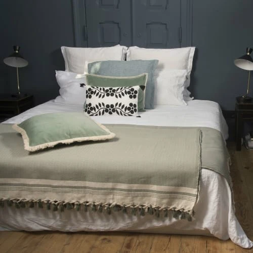 Febronie Plaid 130x170 Olive 5 Febronie Plaid 130x170 Olive – Image 3