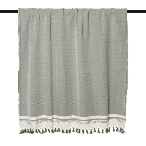 Febronie Plaid 130x170 Olive 6 Febronie Plaid 130x170 Olive – Image 4