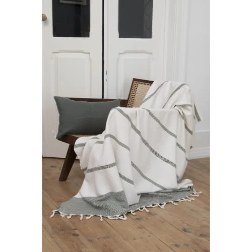 Febronie Plaid 130x170 Olive 3 Febronie Plaid 130x170 Olive