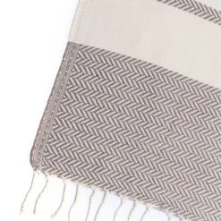 Febronie Plaid 130x170 Taupe -Maisons Du Monde Boutique plaid 130x170 taupe 2
