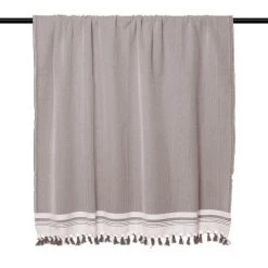 Febronie Plaid 130x170 Taupe 11 Febronie Plaid 130x170 Taupe -Maisons Du Monde Boutique plaid 130x170 taupe 9