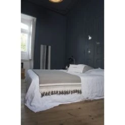 Febronie Plaid 130x170 Noir -Maisons Du Monde Boutique plaid 130x170 taupe ivan