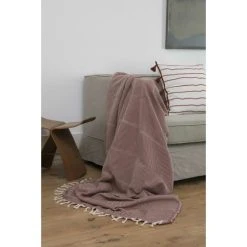 Febronie Plaid 130x170 Tomette