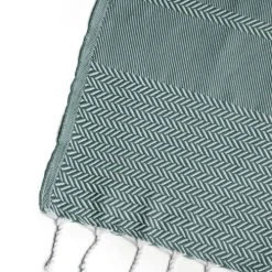 Febronie Plaid 130x170 Vert Kaki -Maisons Du Monde Boutique plaid 130x170 vert kaki 2