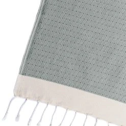 Febronie Plaid 130x170 Vert Kaki / écru 10 Febronie Plaid 130x170 Vert Kaki / écru -Maisons Du Monde Boutique plaid 130x170 vert kaki ecru 2