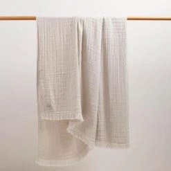 Madura Plaid 140x200 Cm Ocre En Coton Recyclé,Coton -Maisons Du Monde Boutique plaid 140x200 cm sable en coton recycle coton charly