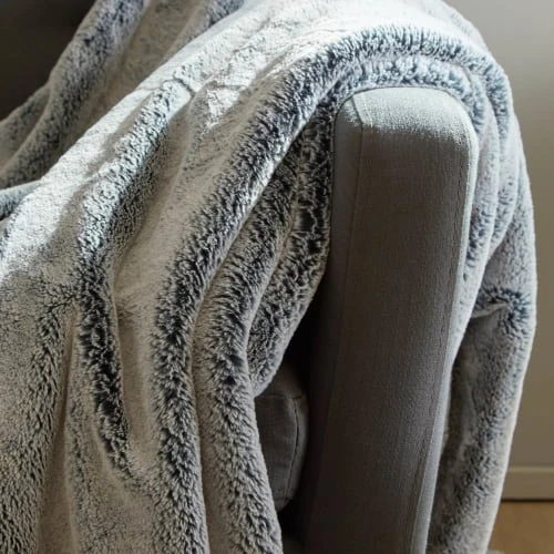 Madura Plaid 150x180 Cm Gris Cendré 5 Madura Plaid 150x180 Cm Gris Cendré – Image 3