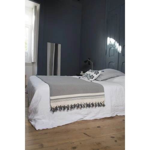 Febronie Plaid 160x250 Gris Moyen 3 Febronie Plaid 160x250 Gris Moyen